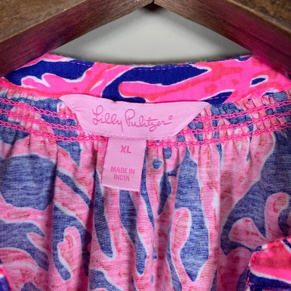 Lilly Pulitzer Mini Essie Did You Catch That Dress Girls Size XL - Picture 3 of 10